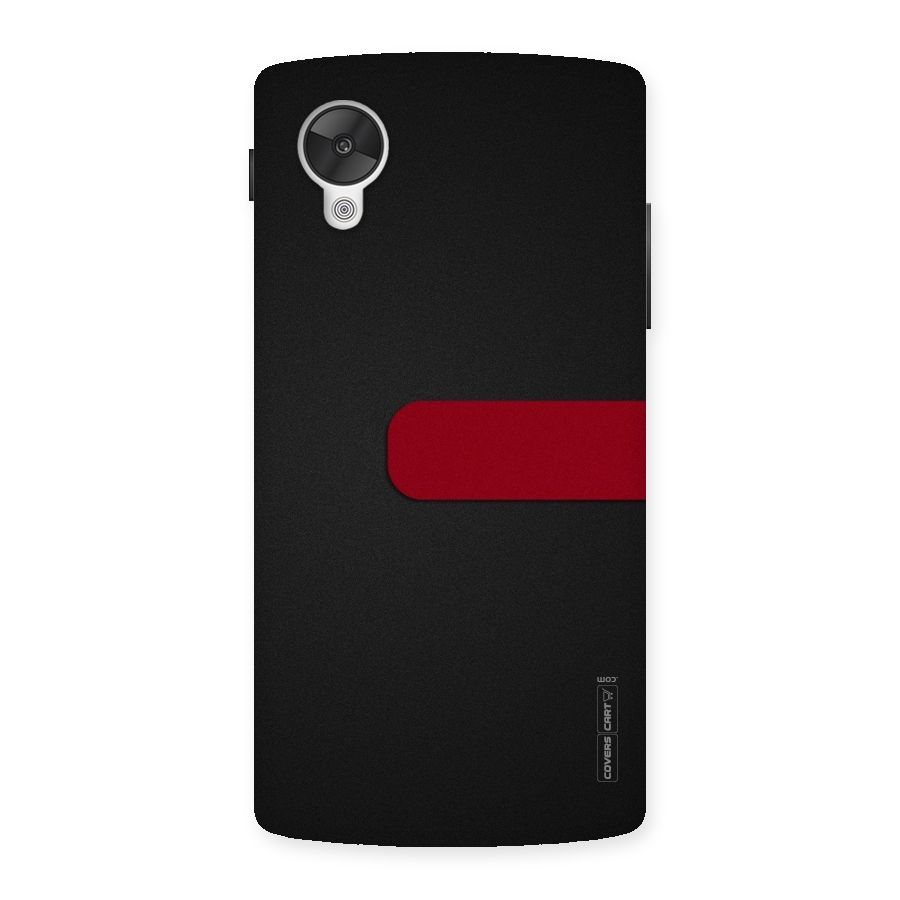 Single Red Stripe Back Case for Google Nexsus 5
