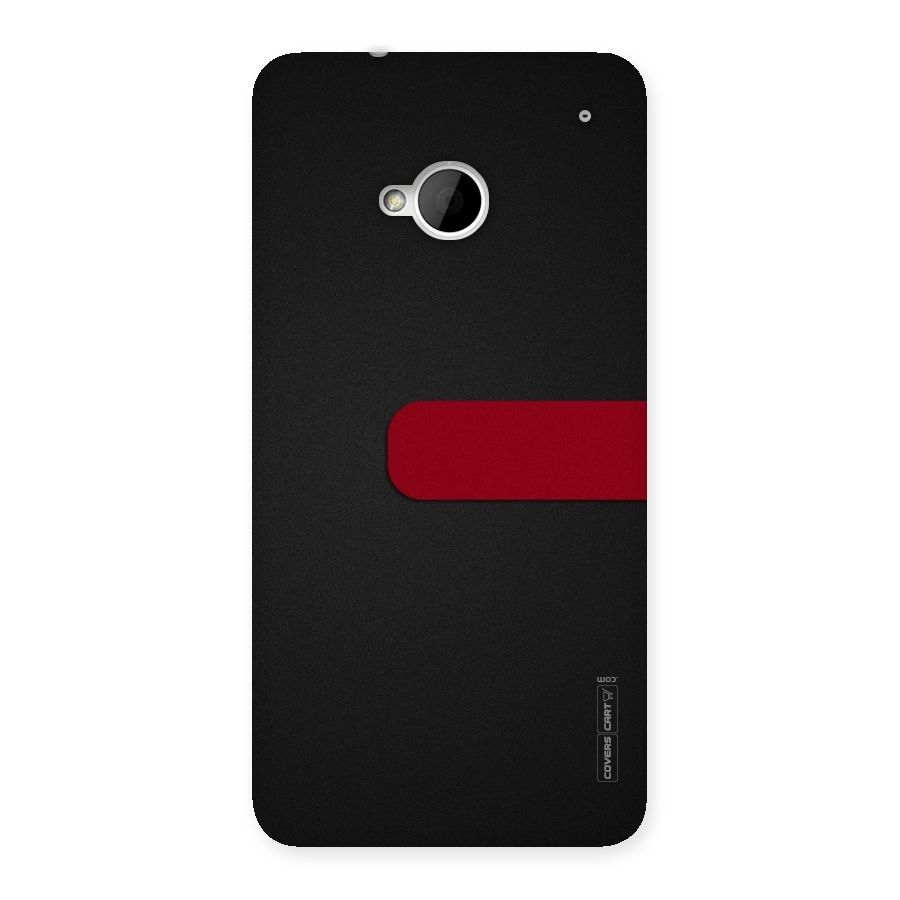 Single Red Stripe Back Case for HTC One M7