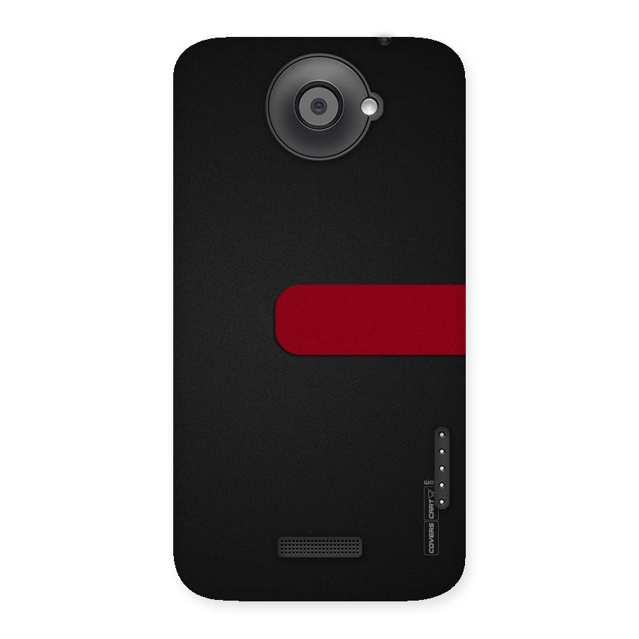 Single Red Stripe Back Case for HTC One X