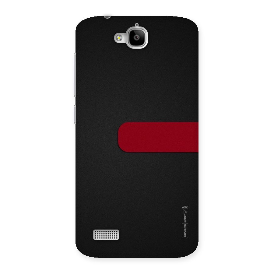 Single Red Stripe Back Case for Honor Holly