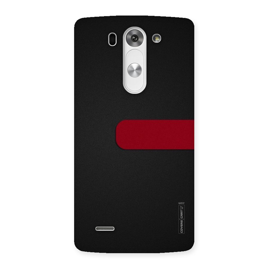 Single Red Stripe Back Case for LG G3 Mini