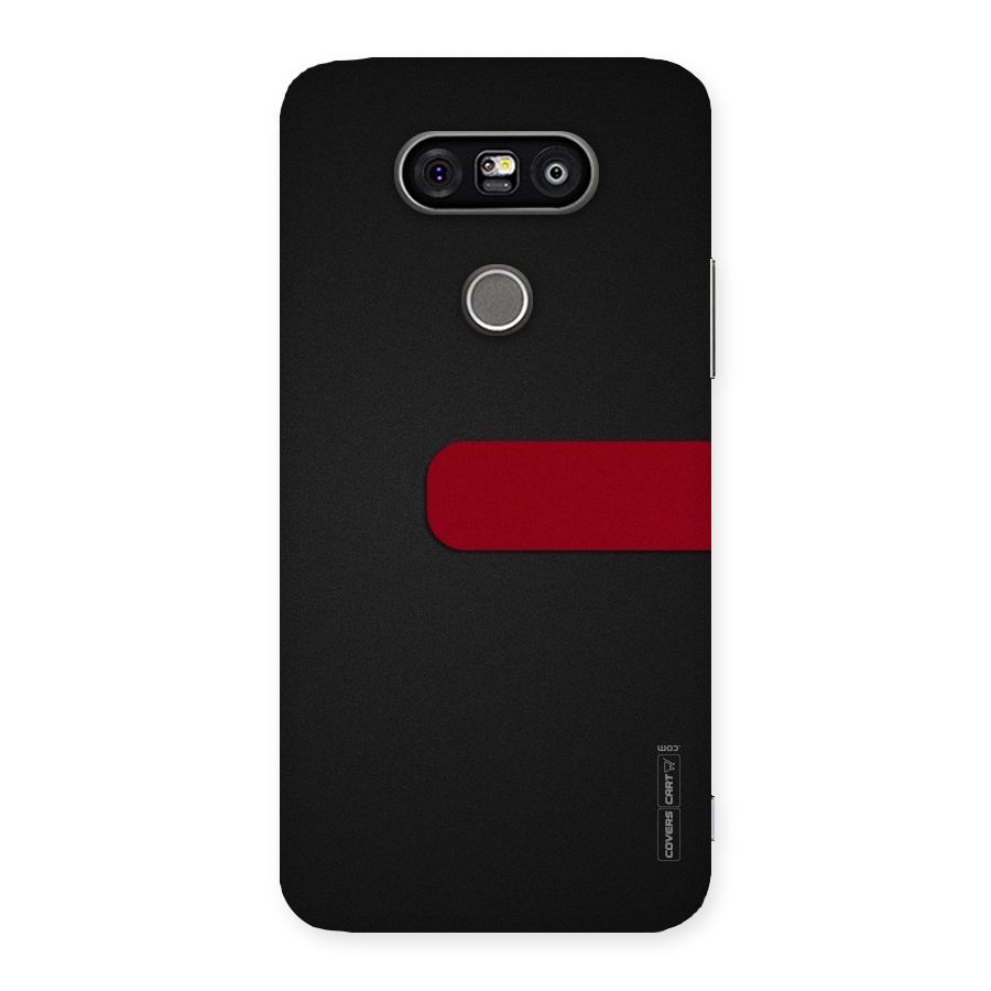 Single Red Stripe Back Case for LG G5