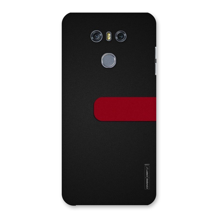 Single Red Stripe Back Case for LG G6