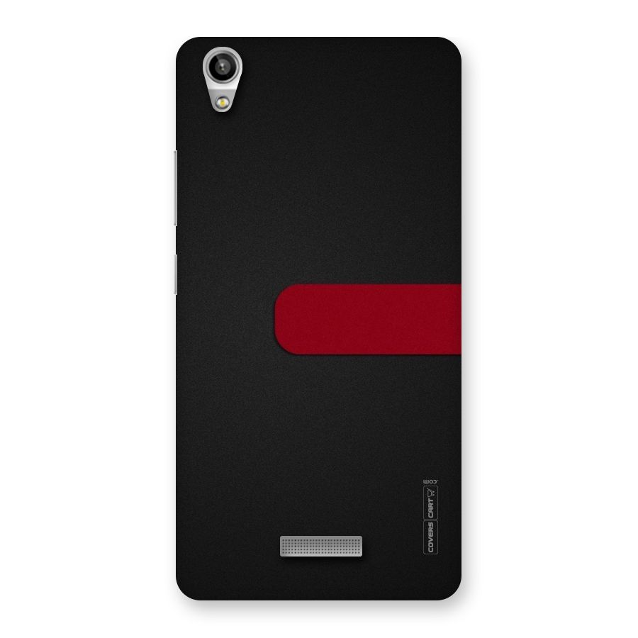 Single Red Stripe Back Case for Lava-Pixel-V1