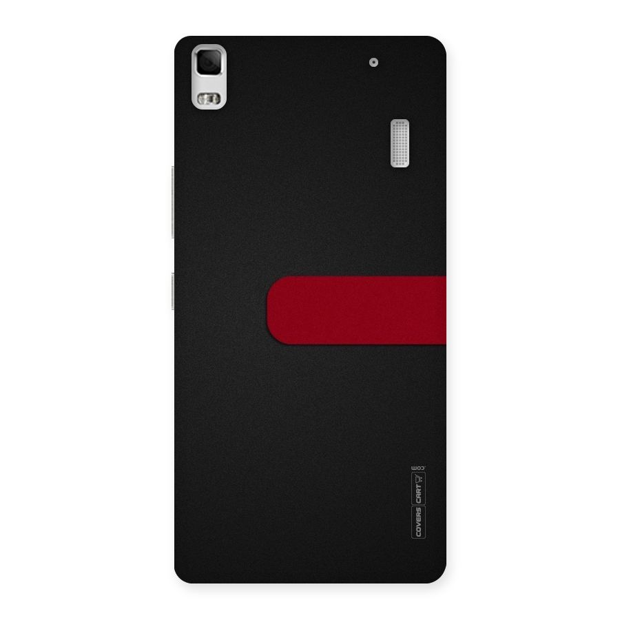 Single Red Stripe Back Case for Lenovo K3 Note