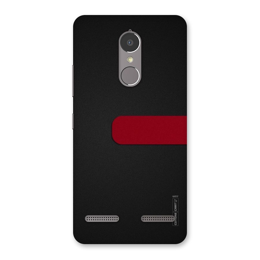 Single Red Stripe Back Case for Lenovo K6