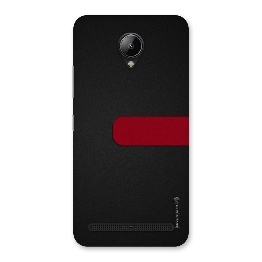 Single Red Stripe Back Case for Lenovo C2