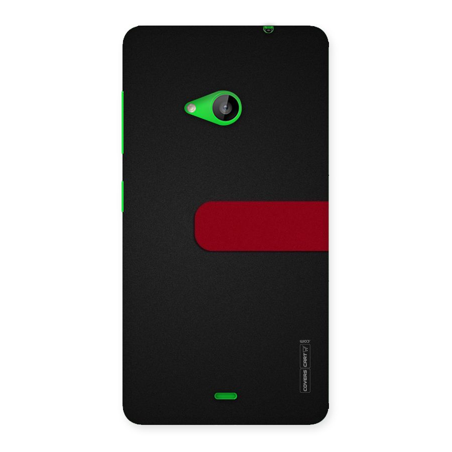 Single Red Stripe Back Case for Lumia 535