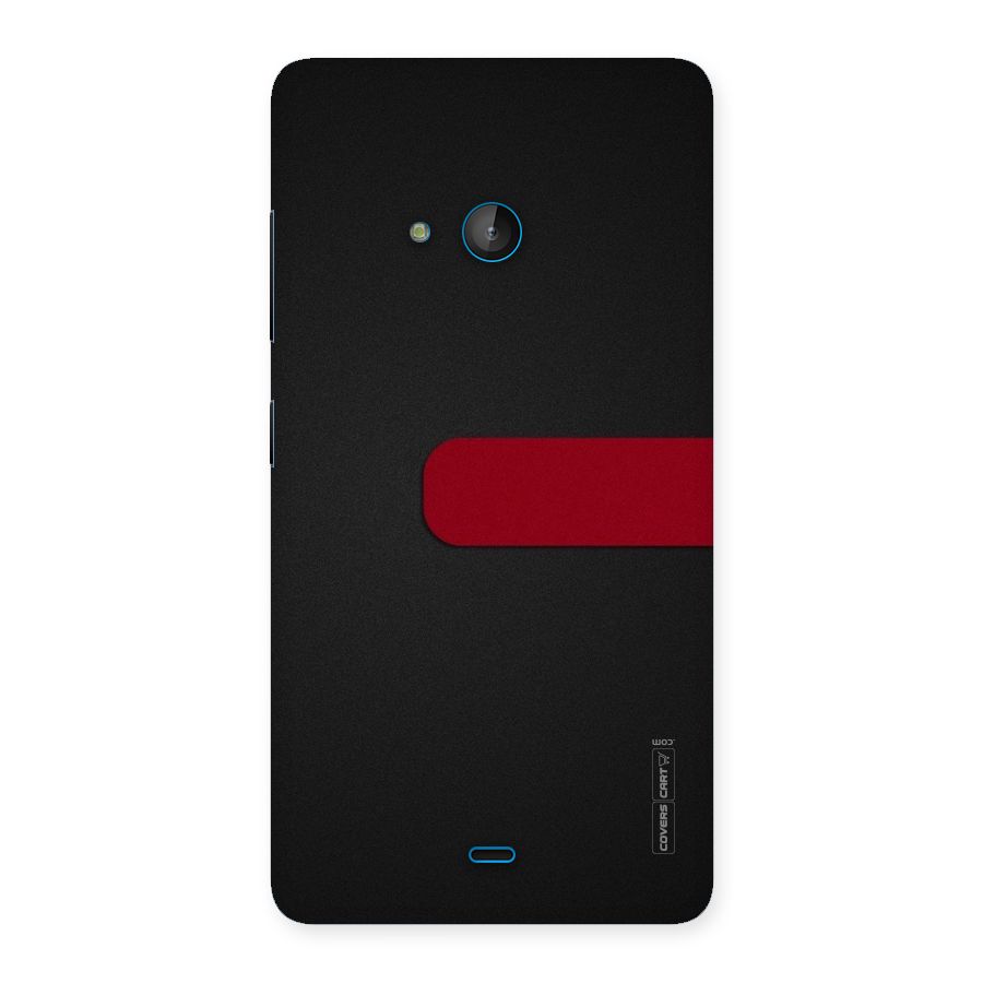 Single Red Stripe Back Case for Lumia 540