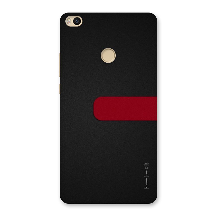 Single Red Stripe Back Case for Mi Max 2