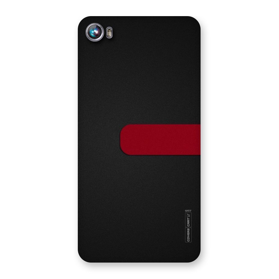 Single Red Stripe Back Case for Micromax Canvas Fire 4 A107