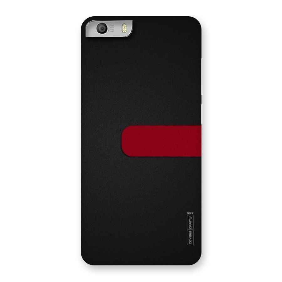 Single Red Stripe Back Case for Micromax Canvas Knight 2