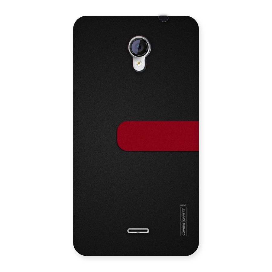 Single Red Stripe Back Case for Micromax Unite 2 A106