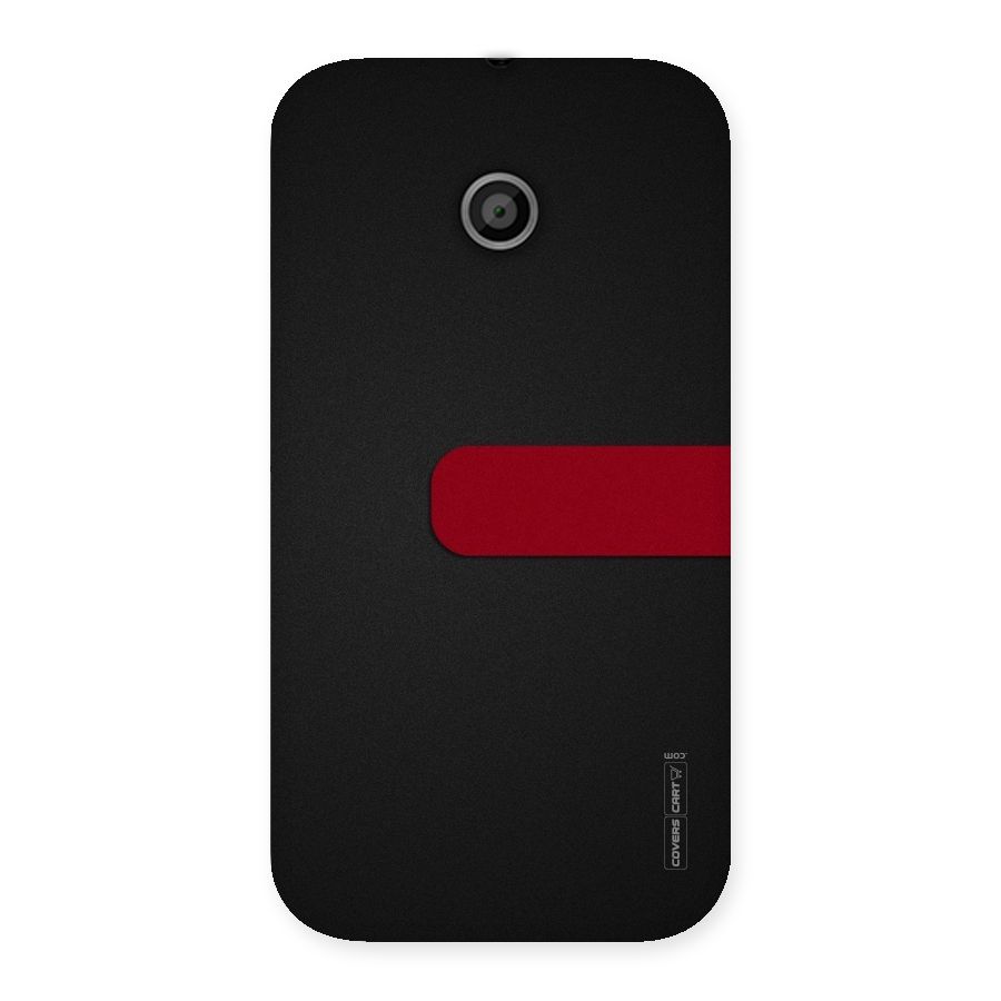 Single Red Stripe Back Case for Moto E