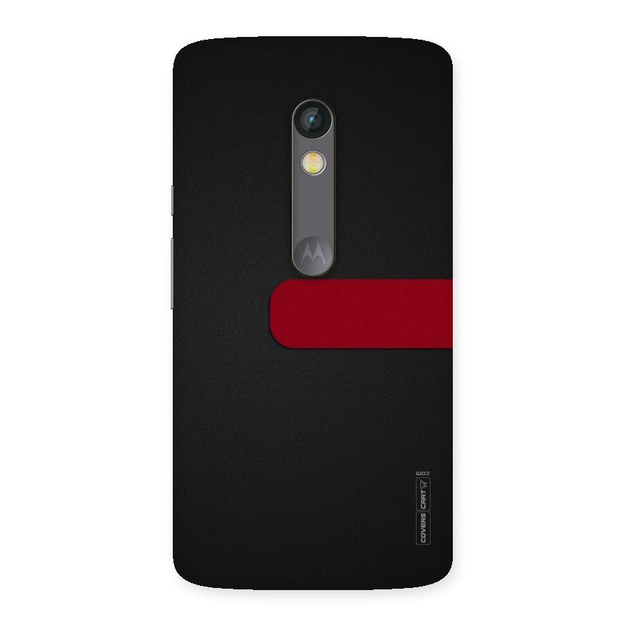Single Red Stripe Back Case for Moto X Play