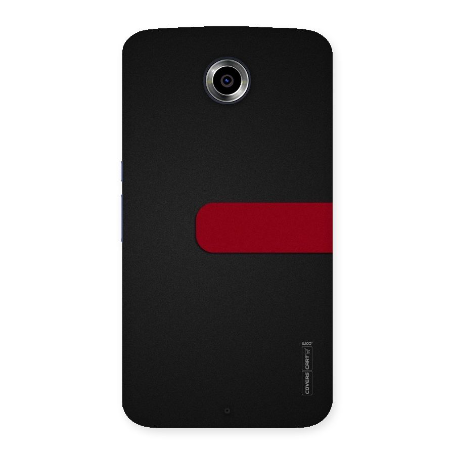 Single Red Stripe Back Case for Nexsus 6