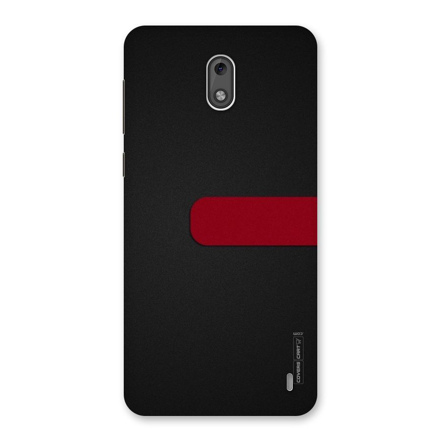 Single Red Stripe Back Case for Nokia 2