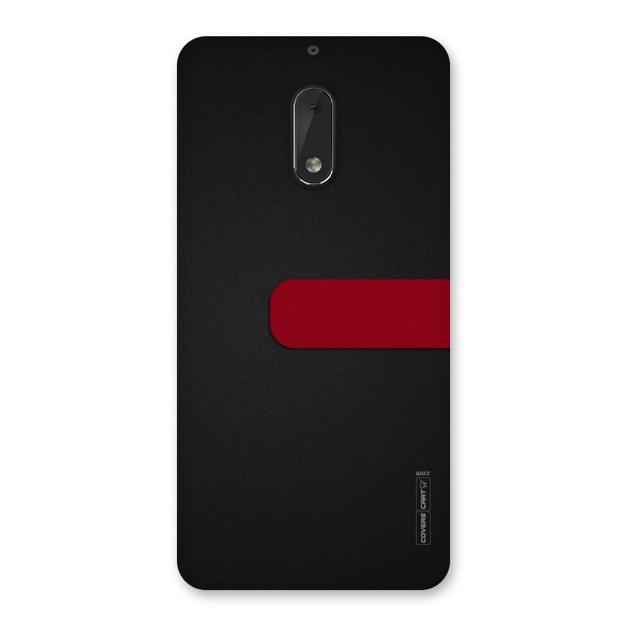 Single Red Stripe Back Case for Nokia 6