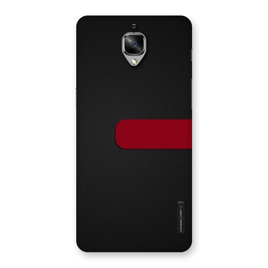 Single Red Stripe Back Case for OnePlus 3T