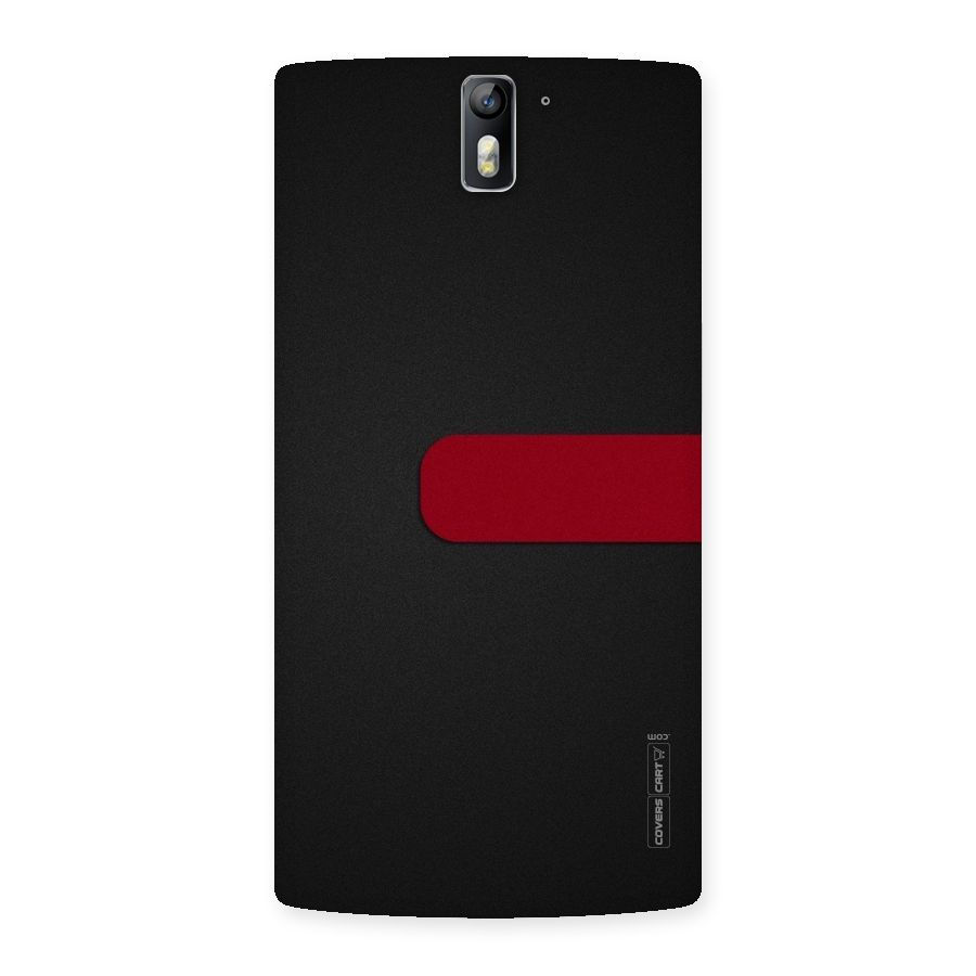Single Red Stripe Back Case for One Plus One