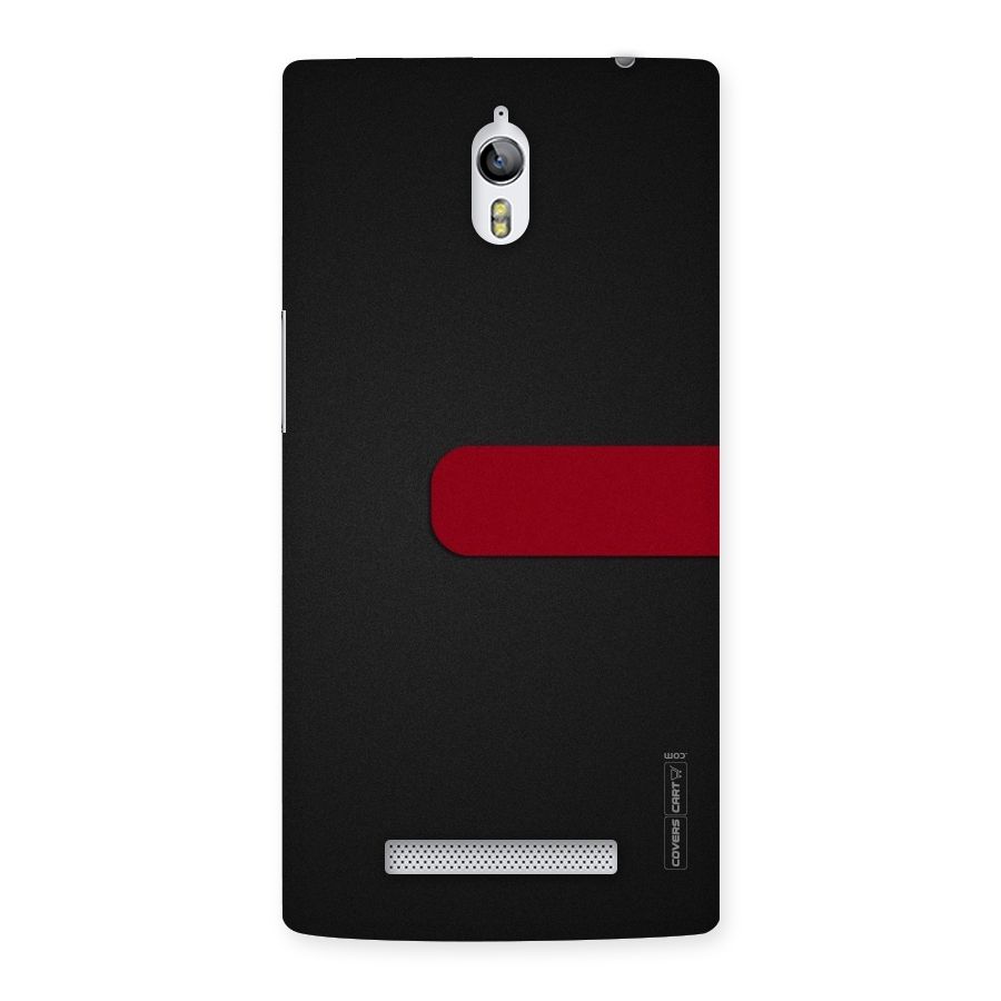 Single Red Stripe Back Case for Oppo Find 7