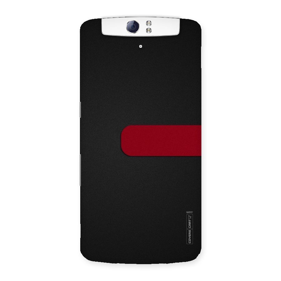 Single Red Stripe Back Case for Oppo N1