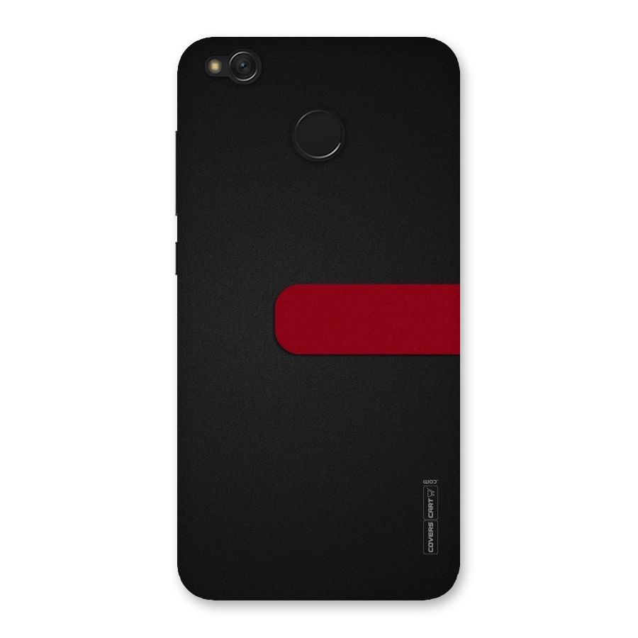 Single Red Stripe Back Case for Redmi 4