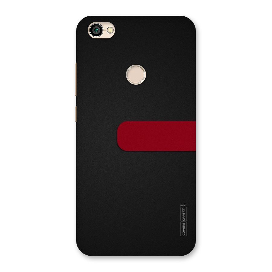 Single Red Stripe Back Case for Redmi Y1 2017