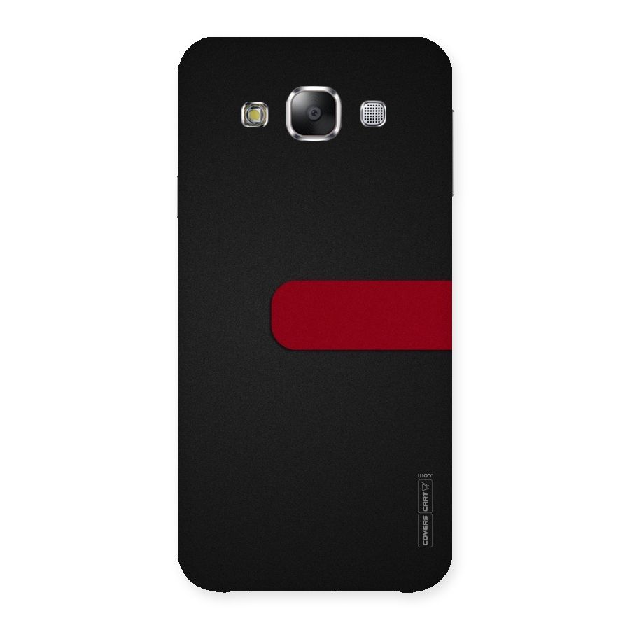 Single Red Stripe Back Case for Samsung Galaxy E5