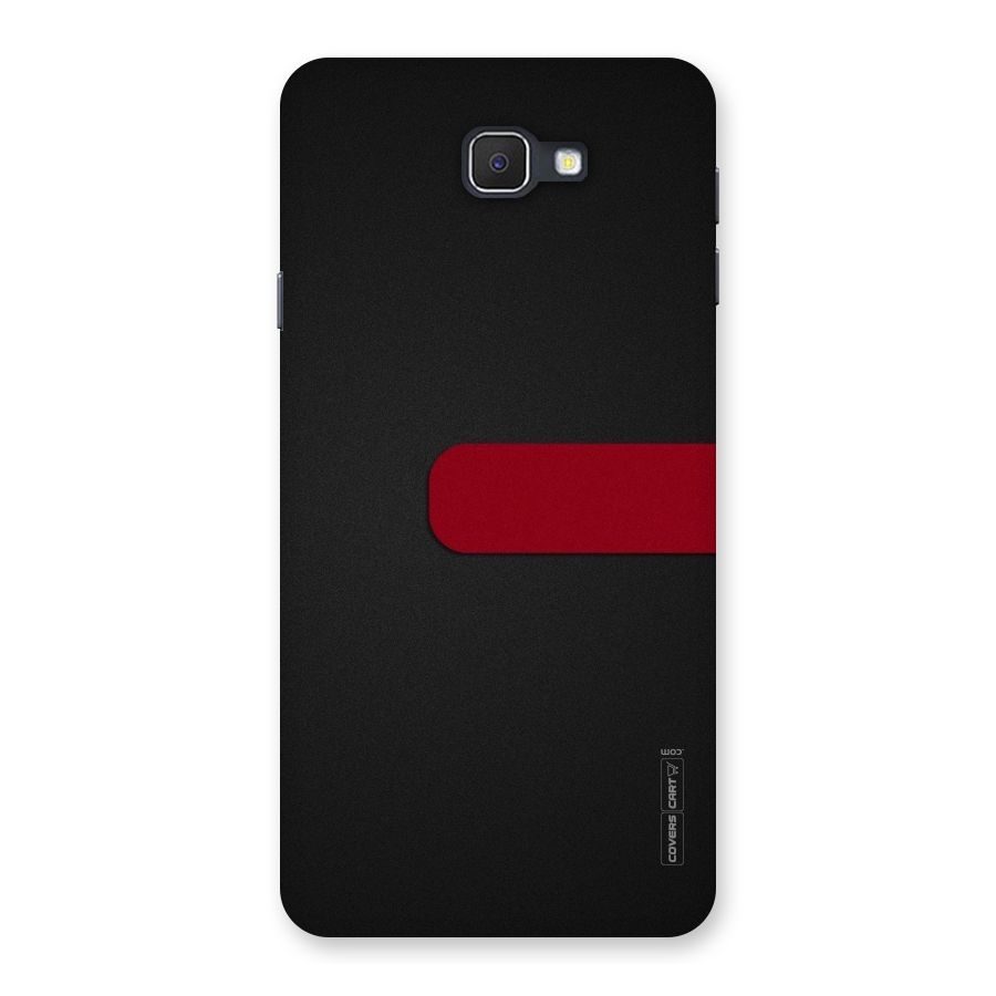 Single Red Stripe Back Case for Samsung Galaxy J7 Prime