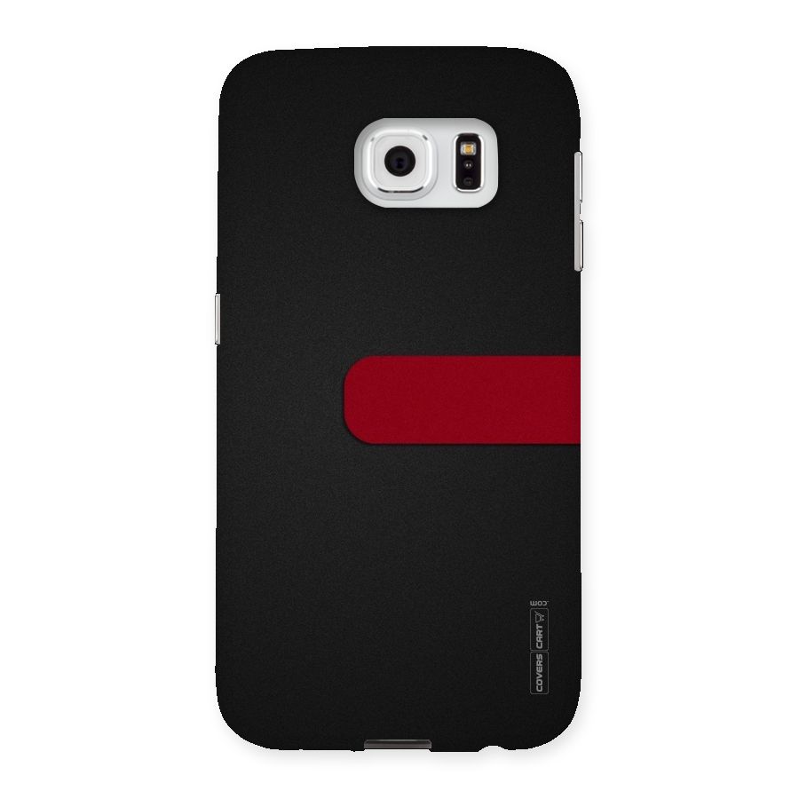 Single Red Stripe Back Case for Samsung Galaxy S6