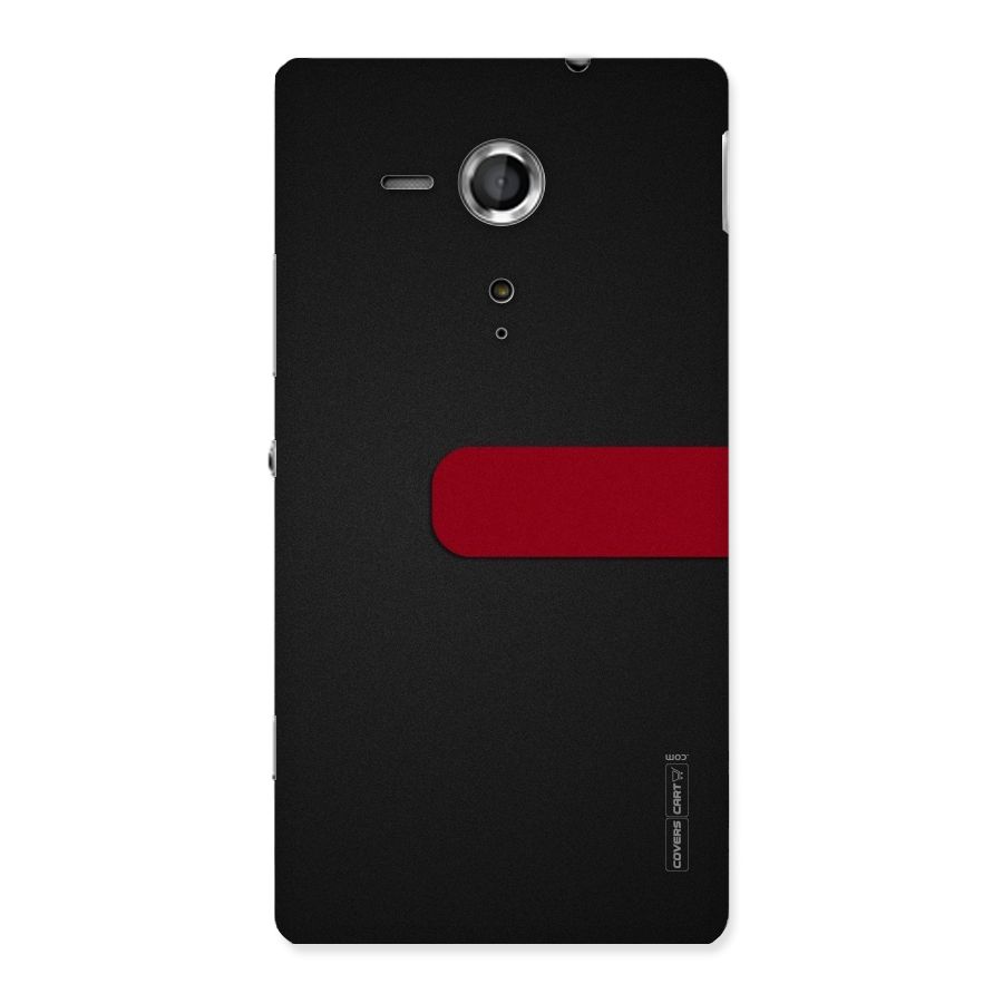Single Red Stripe Back Case for Sony Xperia SP