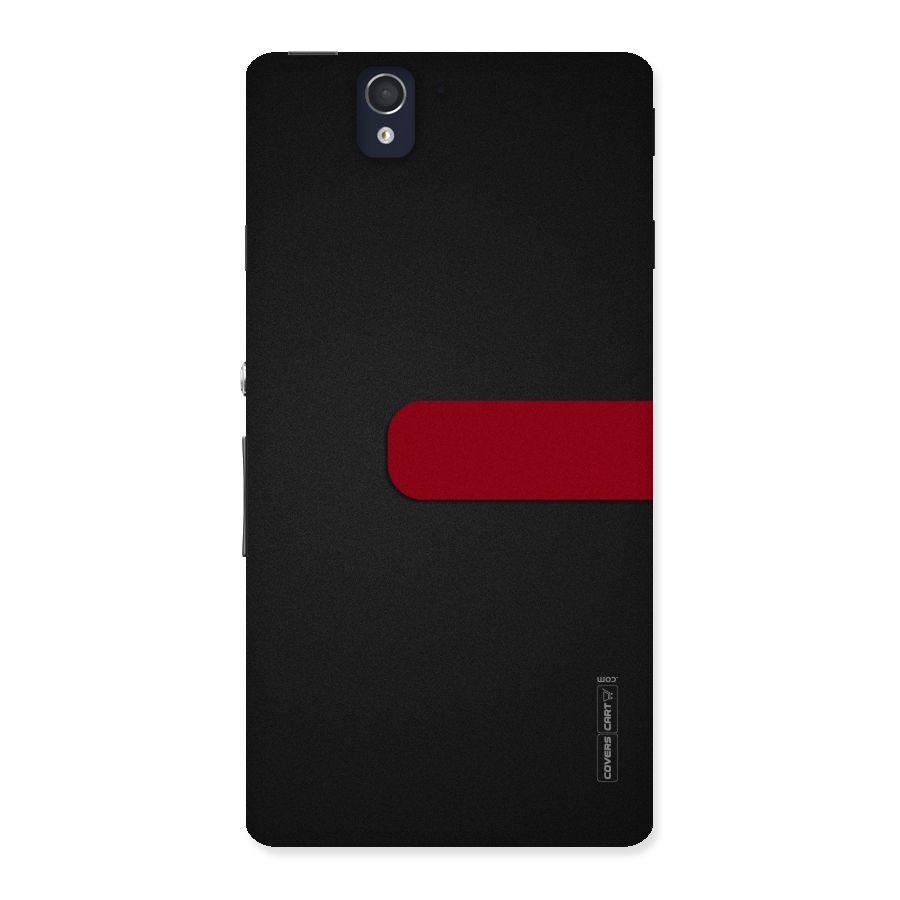 Single Red Stripe Back Case for Sony Xperia Z