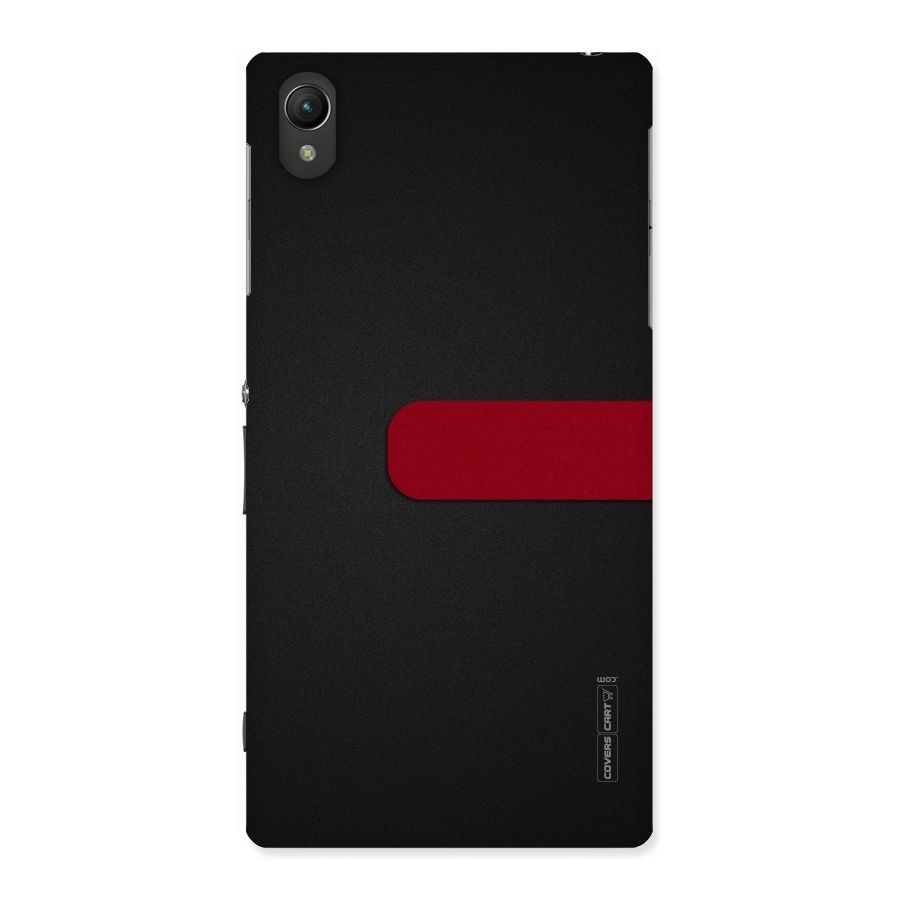Single Red Stripe Back Case for Sony Xperia Z1