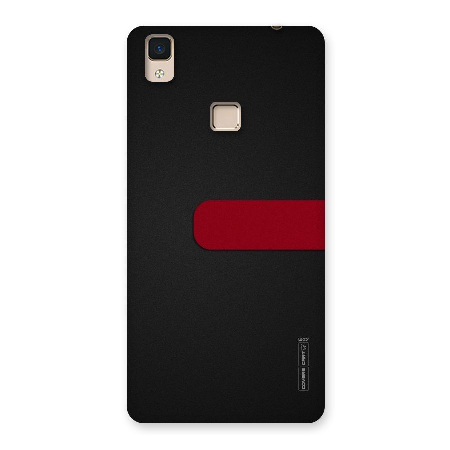 Single Red Stripe Back Case for V3 Max