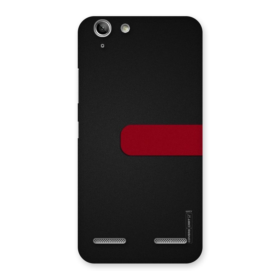 Single Red Stripe Back Case for Vibe K5 Plus