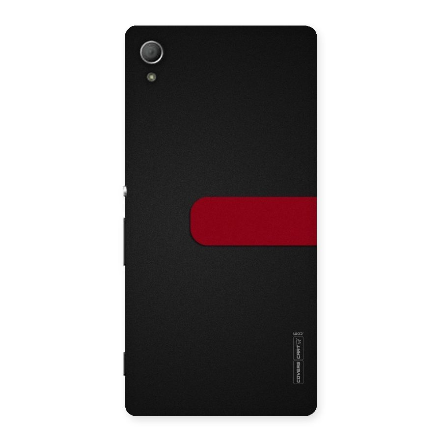Single Red Stripe Back Case for Xperia Z3 Plus