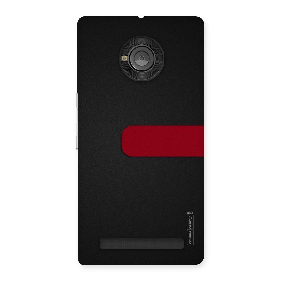 Single Red Stripe Back Case for Yu Yunique