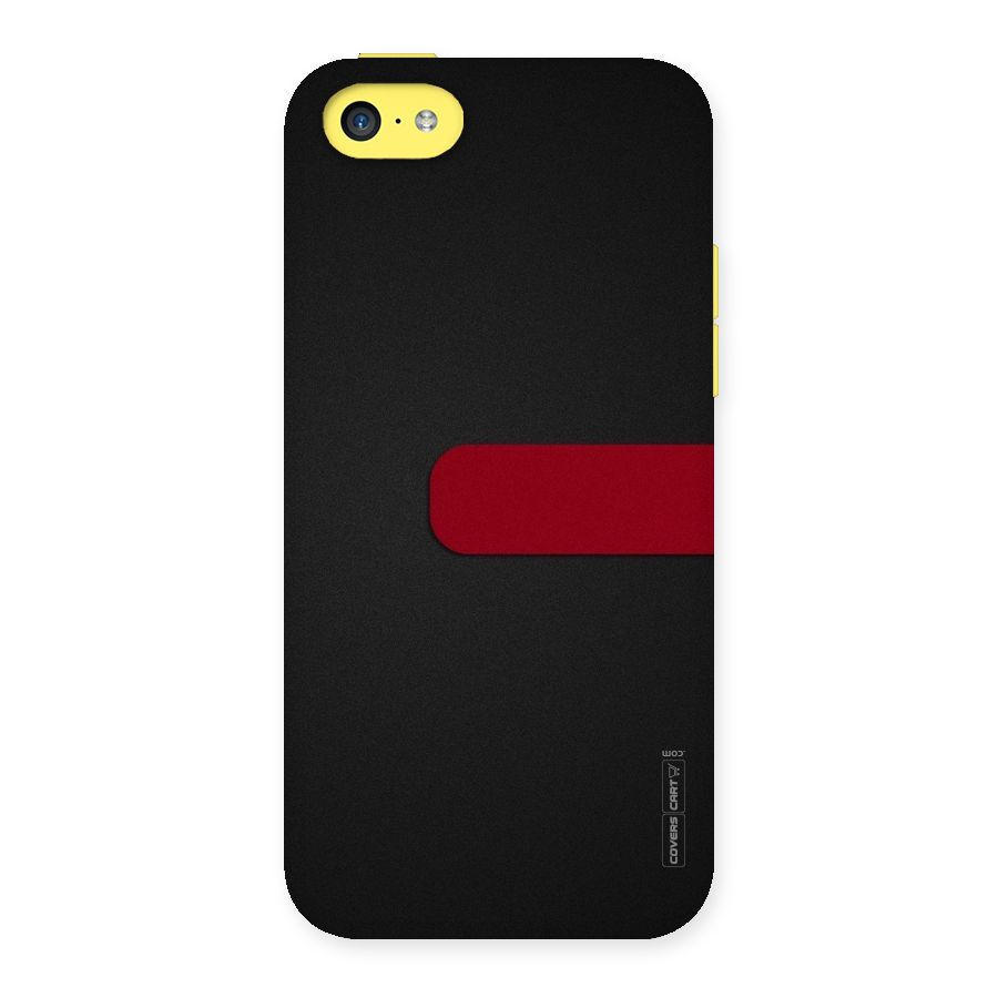 Single Red Stripe Back Case for iPhone 5C