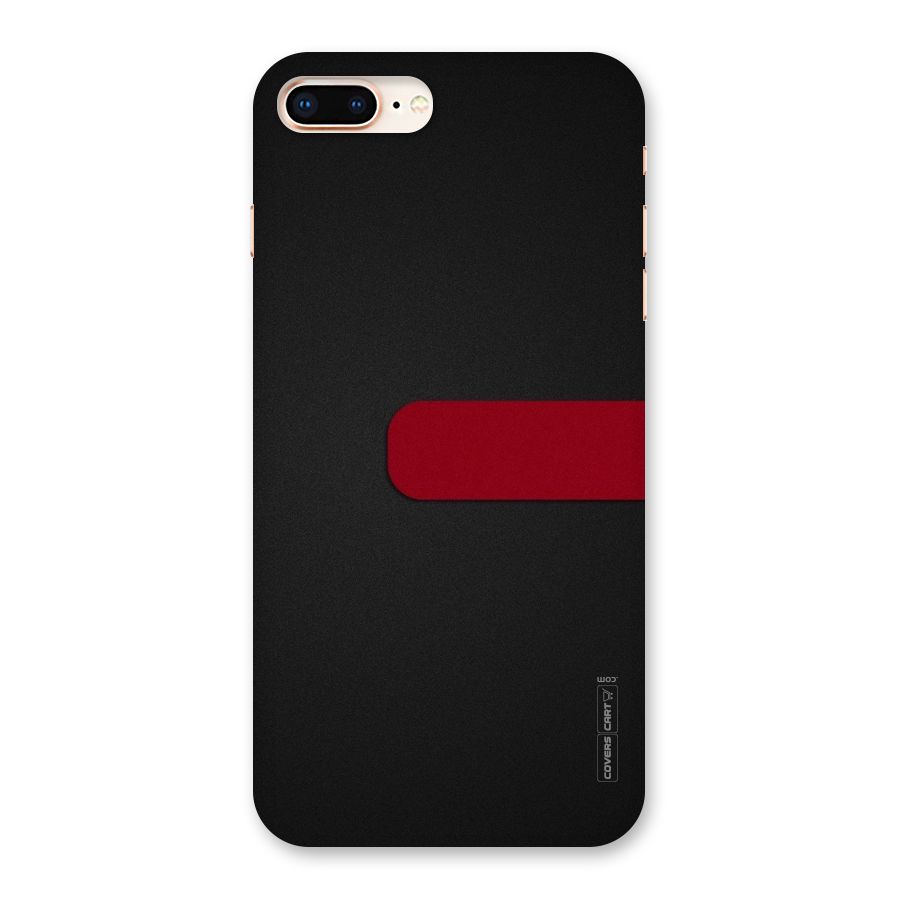 Single Red Stripe Back Case for iPhone 8 Plus