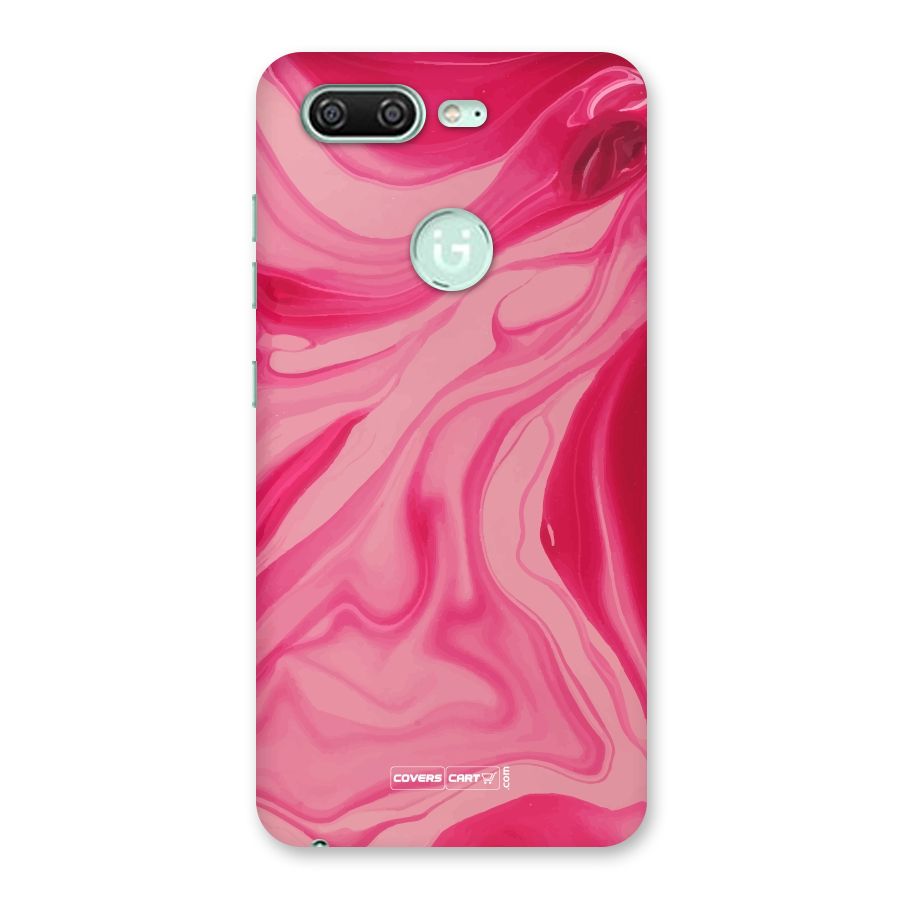 Sizzling Pink Marble Texture Back Case for Gionee S10