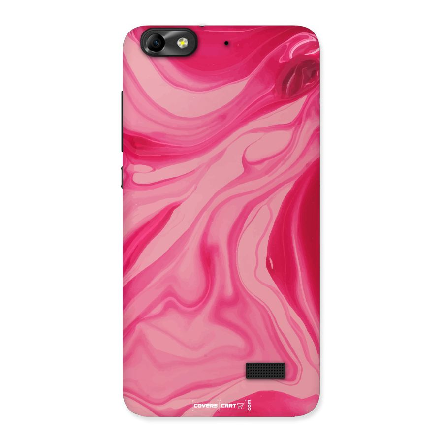 Sizzling Pink Marble Texture Back Case for Honor 4C