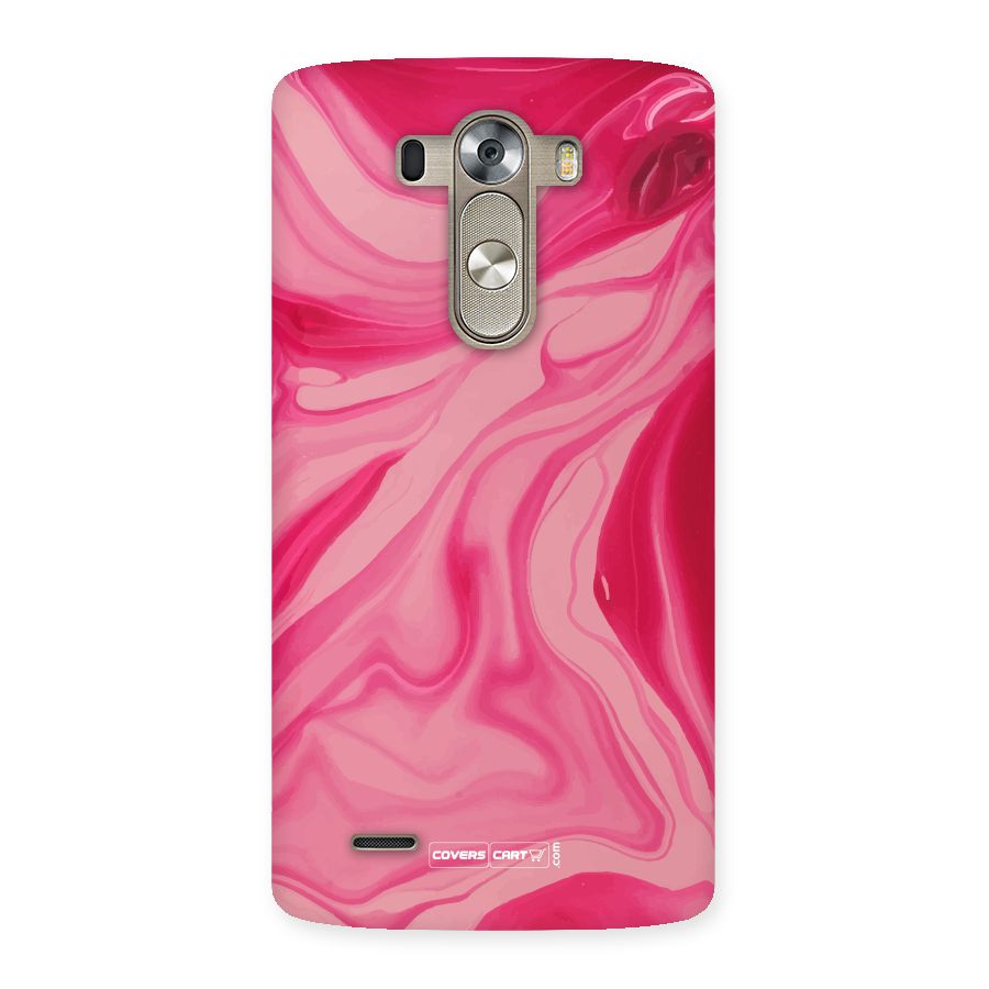 Sizzling Pink Marble Texture Back Case for LG G3