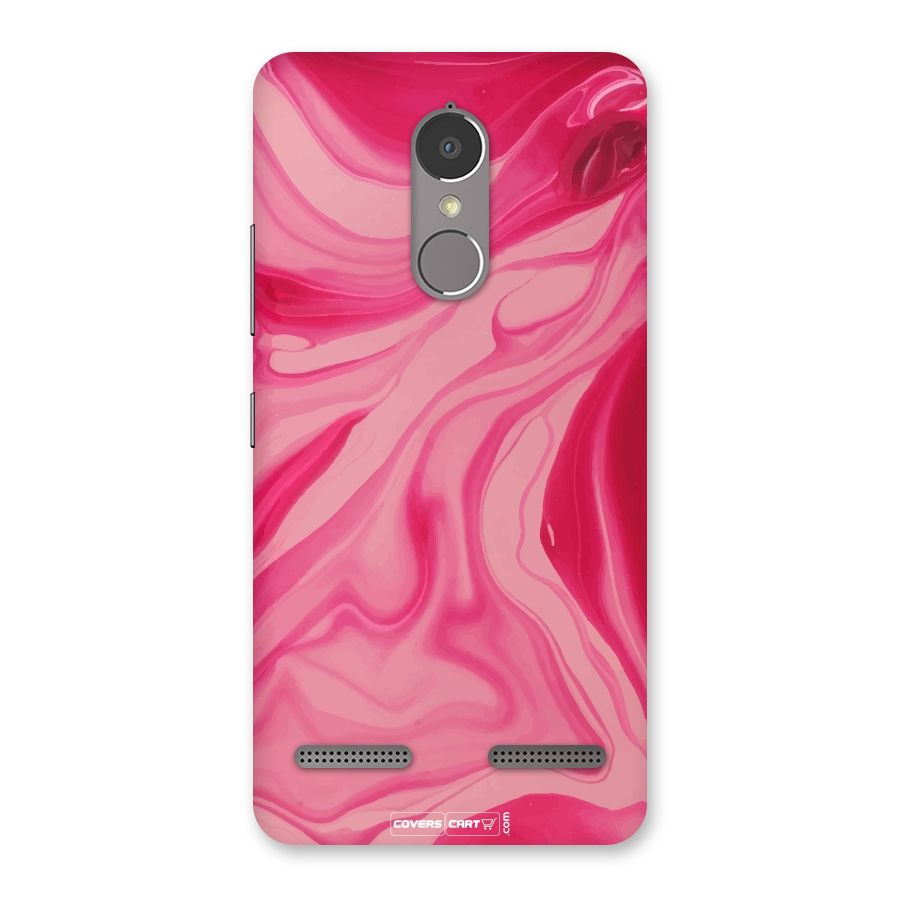 Sizzling Pink Marble Texture Back Case for Lenovo K6