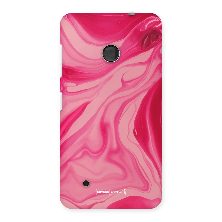 Sizzling Pink Marble Texture Back Case for Lumia 530