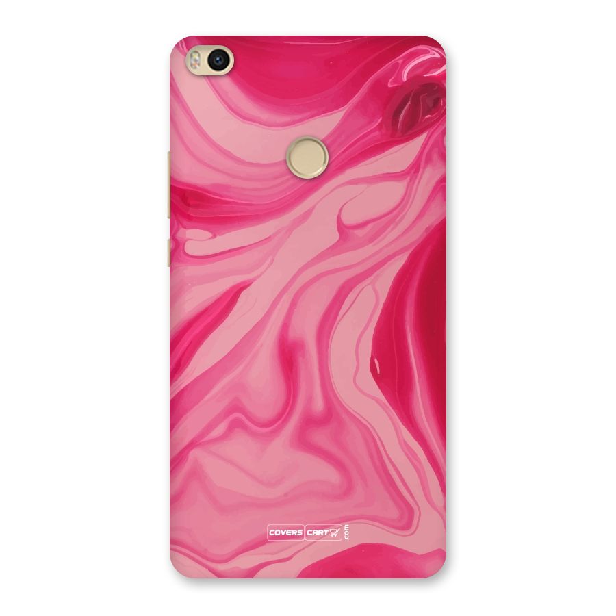 Sizzling Pink Marble Texture Back Case for Mi Max 2