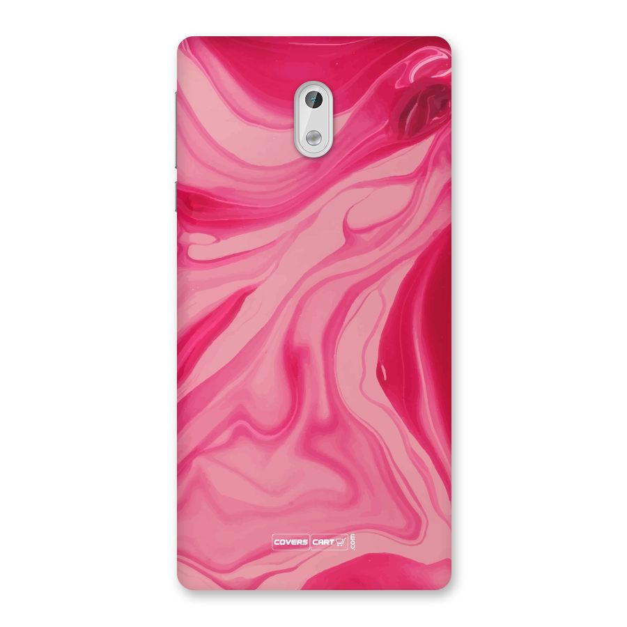 Sizzling Pink Marble Texture Back Case for Nokia 3