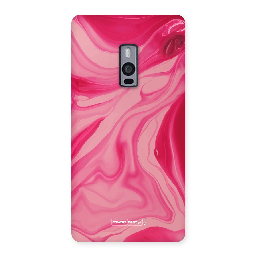 Sizzling Pink Marble Texture Back Case for OnePlus Two