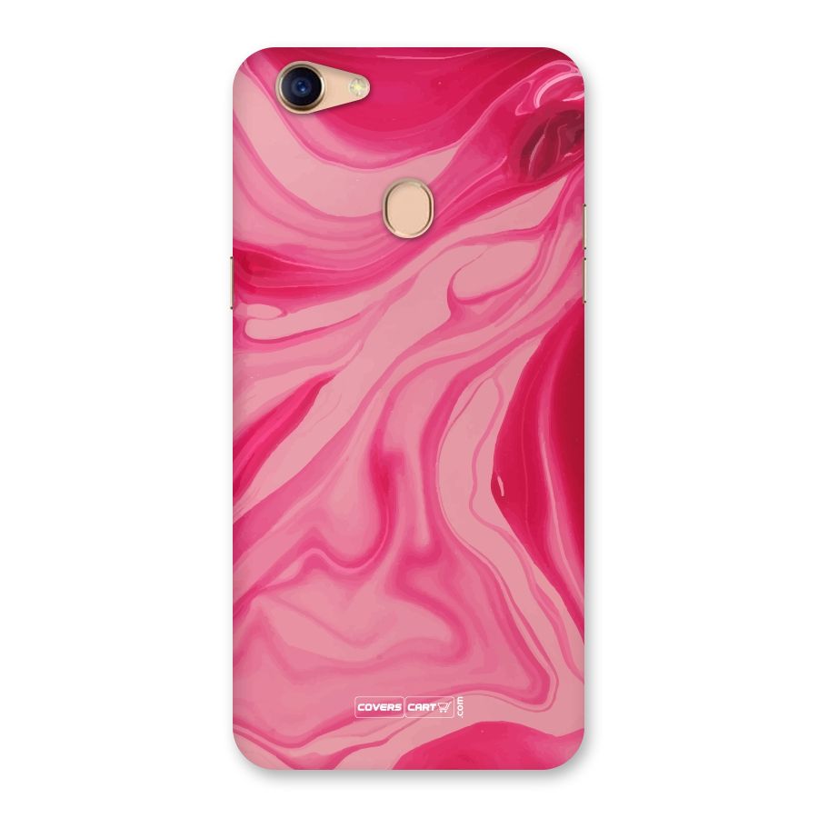 Sizzling Pink Marble Texture Back Case for Oppo F5