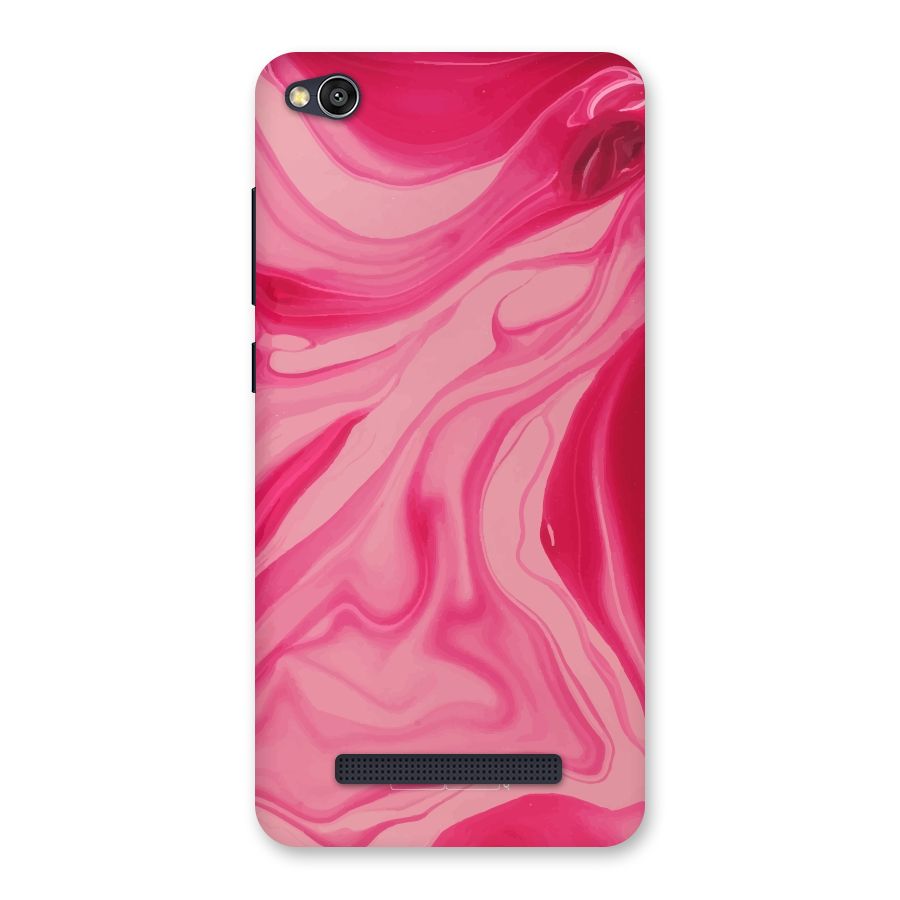 Sizzling Pink Marble Texture Back Case for Redmi 4A